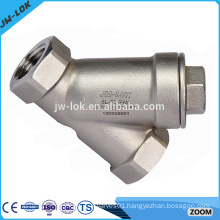 Angle manual y strainer filter valve